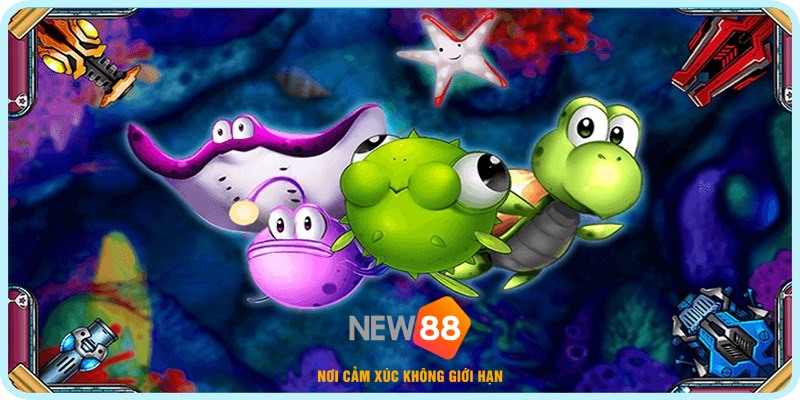 Game thiết kế đa dạng nhiều sinh vật biển