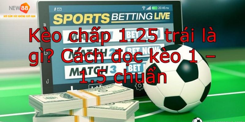 Giải thích kèo chấp 1.25 là gì?